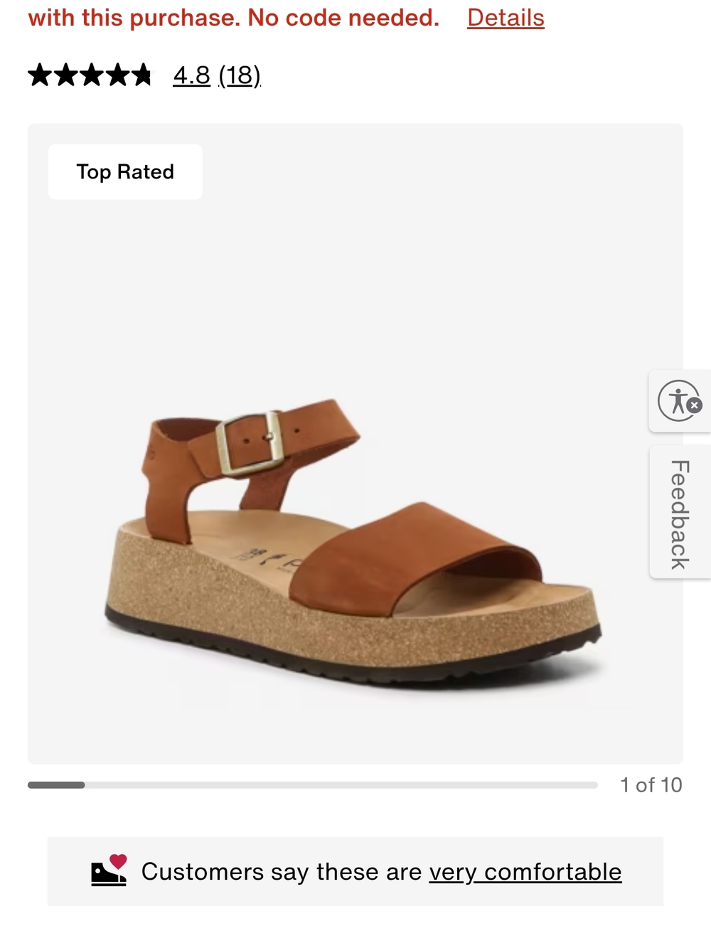 Birkenstock Papillio by Birkenstock Glenda Platform Sandal - Black - Picture 8 of 8